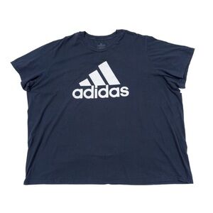 Adidas Amplifier Tee Men’s 4XL Crew Neck Graphic T-Shirt - Navy